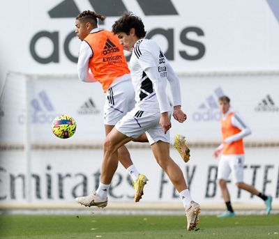 entrenamiento del real madrid