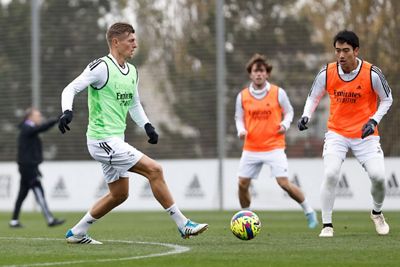 entrenamiento del real madrid