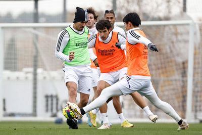 entrenamiento del real madrid