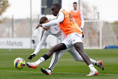 entrenamiento del real madrid