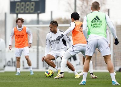 entrenamiento del real madrid