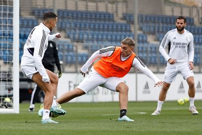 entrenamiento del real madrid
