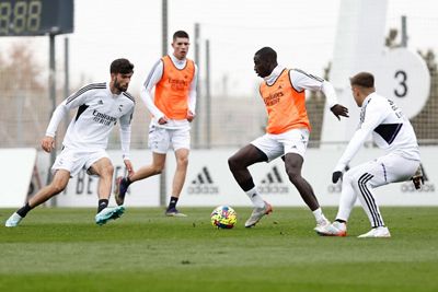 entrenamiento del real madrid