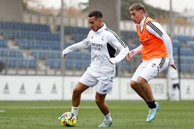 entrenamiento del real madrid