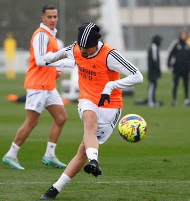 entrenamiento del real madrid