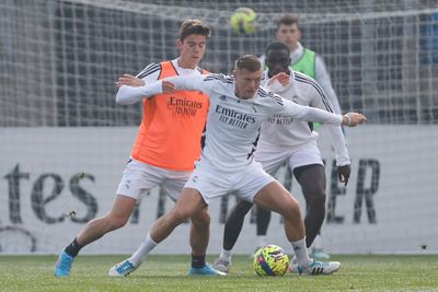 entrenamiento del real madrid