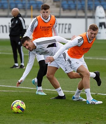 entrenamiento del real madrid