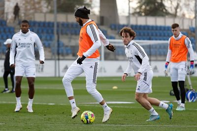 entrenamiento del real madrid