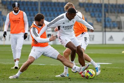 entrenamiento del real madrid