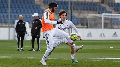Benzema und Alaba nehmen das Training wieder auf
