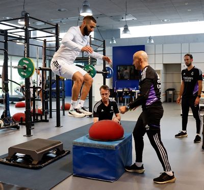 entrenamiento del real madrid