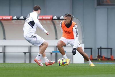 entrenamiento del real madrid