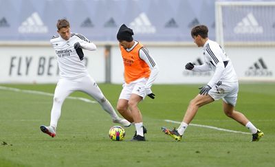 entrenamiento del real madrid