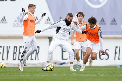 entrenamiento del real madrid