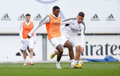 entrenamiento del real madrid