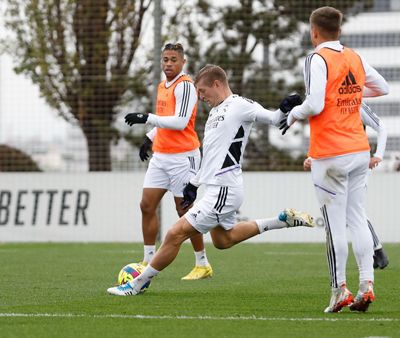 entrenamiento del real madrid