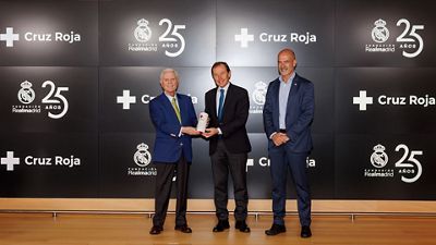 Reconocimiento de Cruz Roja a la Fundación Real Madrid
