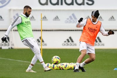 entrenamiento del real madrid