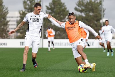 entrenamiento del real madrid