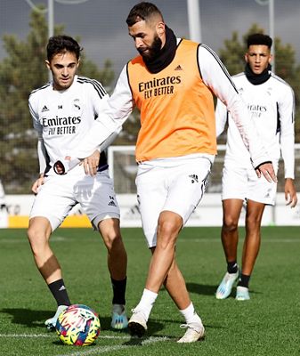 entrenamiento del real madrid