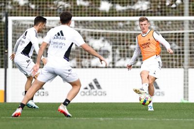 entrenamiento del real madrid