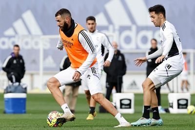entrenamiento del real madrid