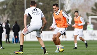 The team trained at Real Madrid City