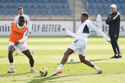 entrenamiento del real madrid