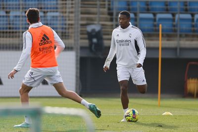 entrenamiento del real madrid