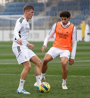 entrenamiento del real madrid