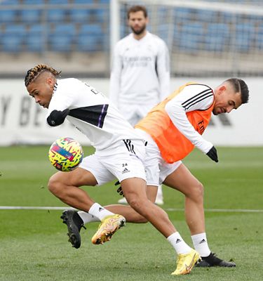 entrenamiento del real madrid