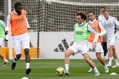 entrenamiento del real madrid