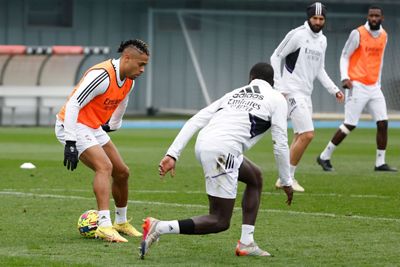 entrenamiento del real madrid