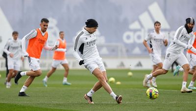 entrenamiento del real madrid