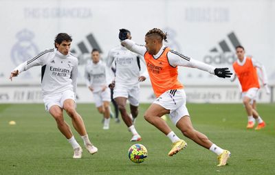 entrenamiento del real madrid