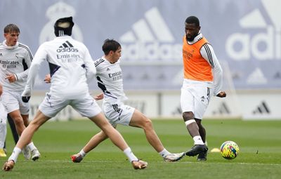 entrenamiento del real madrid
