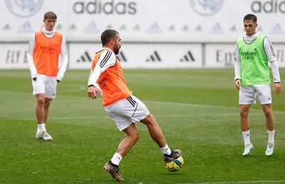 entrenamiento del real madrid