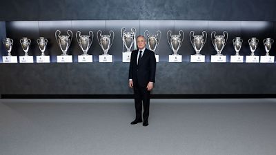 Florentino Pérez receives Golden Foot Prestige award 2022