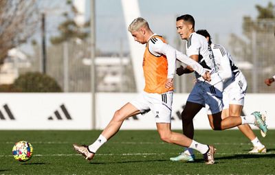 entrenamiento del real madrid