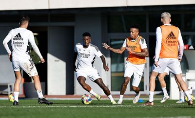 entrenamiento del real madrid