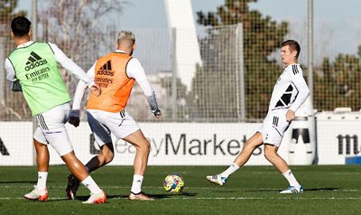 entrenamiento del real madrid