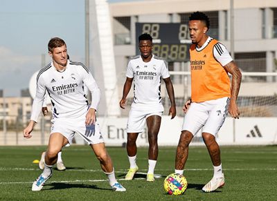 entrenamiento del real madrid