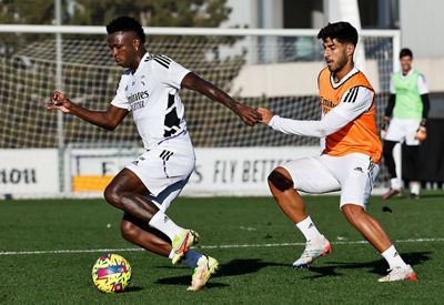 entrenamiento del real madrid