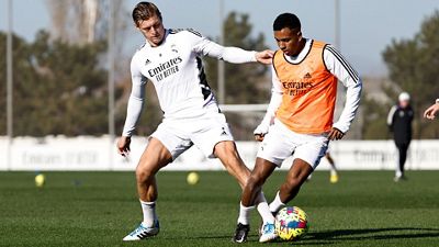 Intensity in the second training session of the week