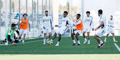 entrenamiento del real madrid