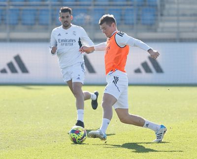entrenamiento del real madrid