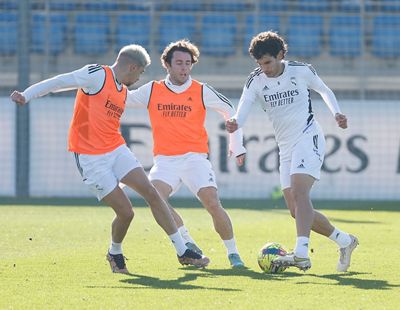 entrenamiento del real madrid