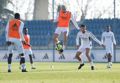 entrenamiento del real madrid