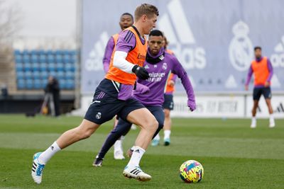 entrenamiento del real madrid