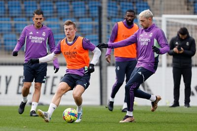 entrenamiento del real madrid